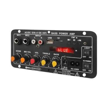 Imagem de Amplificador De Carro Bluetooth De Alta Potência 12V 24V Com Display D