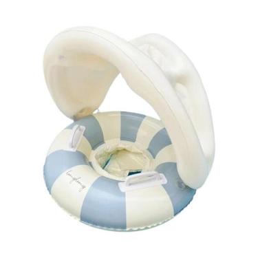 Imagem de Boia Inflável Para Piscina Com Assento, Anel De Natação, Círculo Flutu