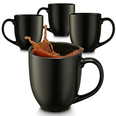 Imagem de Godinger Conjunto de canecas de café, caneca de café grande, xícara de chá, copos grandes - 473 ml, conjunto de 4