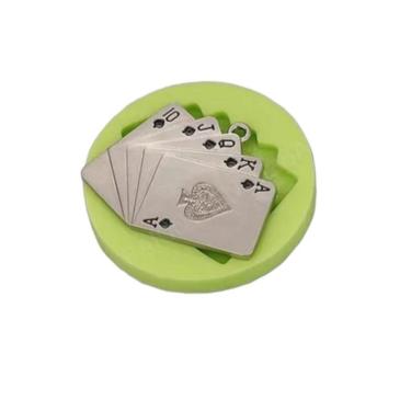 Imagem de Molde De Silicone Cartas, Baralho