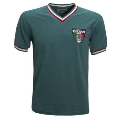Imagem de Camisa México 1970 Liga Retrô  Verde G