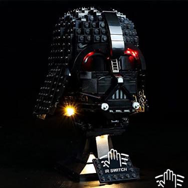 Imagem de Kyglaring Led Light Set Only Lighting Kit Designed for Lego Star Wars Darth Vader 75304 Helmet Building Blocks Kit- Without Bricks Model (Standard Version)