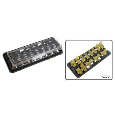 Imagem de Caixa de fusíveis, 8 fusíveis, para Beetle & Ghia 61-66, compatível com Dune Buggy