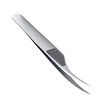 Imagem de MOOKEENONE High Strength Steel Tweezers + Rubber Tips Case Model Building Tools