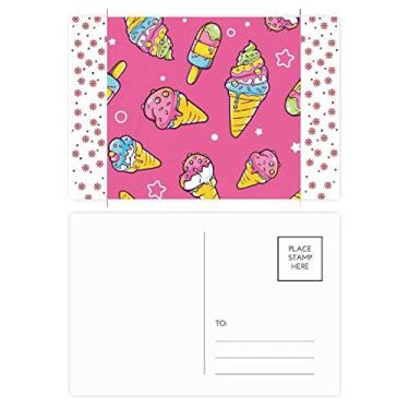 Imagem de Estrela rosa açúcar picolé sorvete Natal flor de natal celebração cartão postal bênção cartão postal