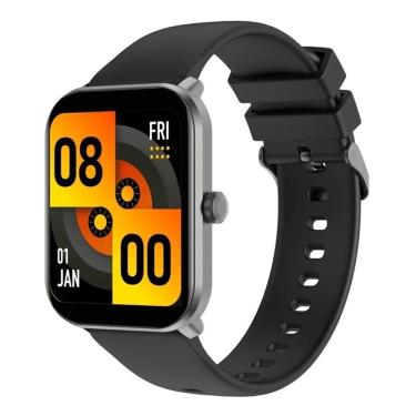 Relógio Inteligente SmartWatch W34 S Preto Troca Pulseira Android iOS  Ligações Monitor Cardíaco em Promoção na Americanas