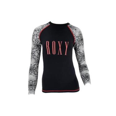 Imagem de Camiseta Roxy Surf Pop Stars Preta - Feminina