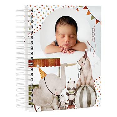 Imagem de Caderneta De Vacinação Atualizada Tema CIRCO ANIMAIS com Foto e Nome