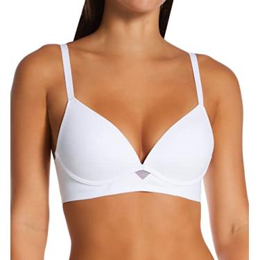 Imagem de Maidenform Sutiã feminino sem fio One Fab Fit, Branco, 36DD
