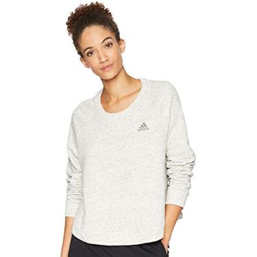 Imagem de Túnica feminina Adidas Athletics Sport 2 Street, White Melange/Grey Three, Medium