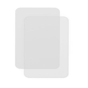 Imagem de BesWin Tapete de cadeira de escritório para piso de madeira e azulejo - 2 peças juntas - Protetor de piso antiderrapante de PVC 91,4 x 122 cm para cadeiras de rodinhas - Fácil de limpar e plano sem