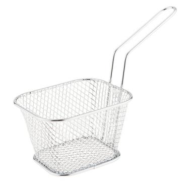 Imagem de Xiaojikuaipao Coador de cozinha de malha fina | Mini cesto de fritar durável | Peneira fácil de usar para massas e frituras | Adequado para cozinheiros domésticos e profissionais