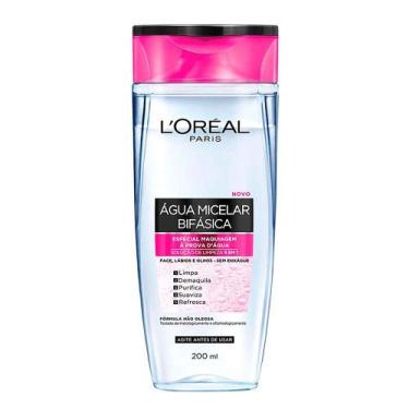 Imagem de Água Micelar Bifásica L'Oréal Paris Solução de Limpeza 5 em 1, 200ml