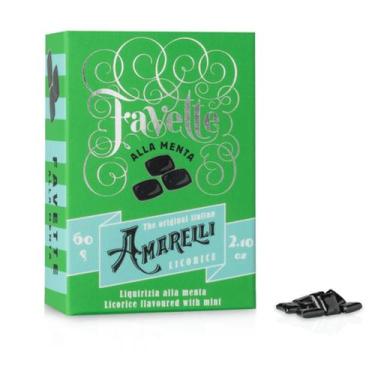 Imagem de Bala Alcaçuz Puro Favette De Liquirizia 60G - Amarelli