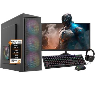 Imagem de Pc Gamer Completo Maximus I5 Gtx 1650 Mem.8Gb Hd1Tb Ssd120Gb - Wj Info