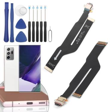 Imagem de Substituição da porta de carregamento YHX-US para Samsung Galaxy Note 20 Ultra 5G USB Dock Connector Cabo flexível de substituição de microfone para Samsung Galaxy Note 20 Ultra 5G N986U N986B com