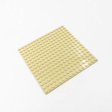 Imagem de Plwooyur Classic Beige Plates Bulk, Beige Plate 16x16, Building Plates Flat 5 Piece, Compatible with Lego Parts and Pieces: 16x16 Beige Plates(Color: Beige), A0001