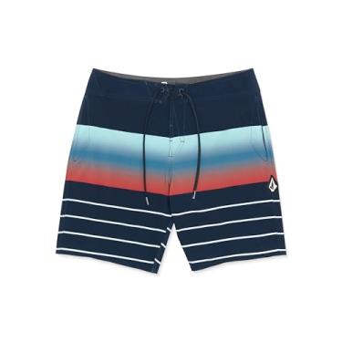 Imagem de Volcom Quarta Fade Mod 19 masculino, Azul-marinho desbotado, 28