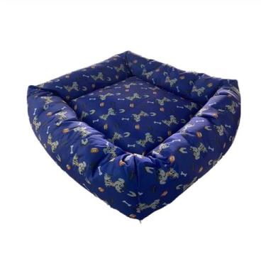Imagem de Cama Pet quadrada pequena 50 cm x 50 cm - Machine Confecções, Rosa