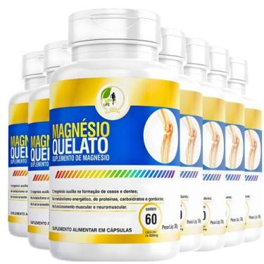 Imagem de Kit C/7 Magnésio Quelato  60 Cápsulas - Fits Life