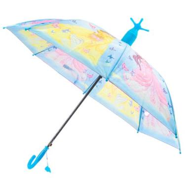 Imagem de Guarda Chuva Infantil Automático Menina Com Apito e Copinho - lurs, AZ