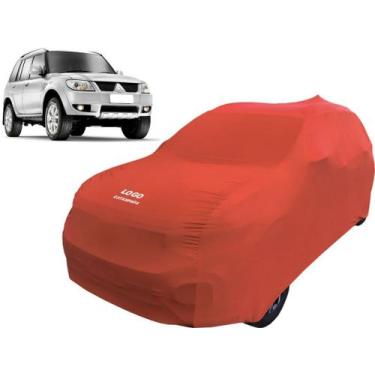 Imagem de Capa Automotiva Para Pajero Tr4 Tecido Helanca Lycra - Mz, Vermelha