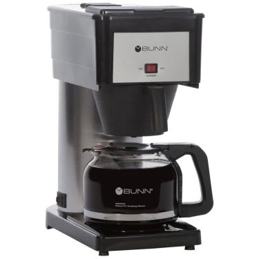 Imagem de Cafeteira para 10 Xícaras, Aço Inoxidável, 110V 900W, Bunn GRW Velocity, Preta