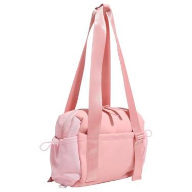 Imagem de Pequena bolsa de ginástica para mulheres, mini bolsa de ginástica com compartimento úmido, bolsa pequena para treino/esporte/viagem, rosa, Bolsa de ginástica pequena