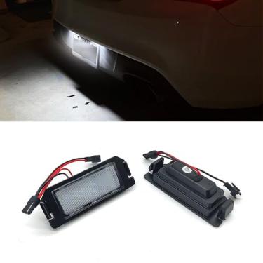 Imagem de x xotic tech Lâmpadas de LED para placa de carro compatíveis com Hyundai Veloster 2011-2017 e Genesis Coupe 2009-2016 ou Kia Soul 2009-2019 sem erros 6000K Xenon White, 2 peças