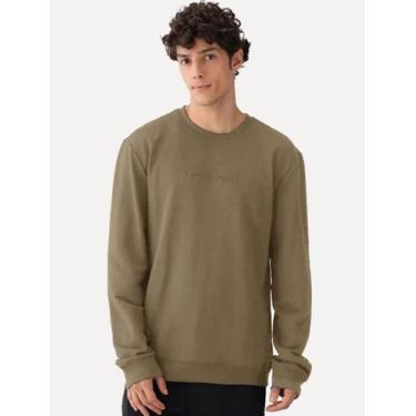 Imagem de Moletom John John Masculino Embossed Logo Cáqui Médio, S/P