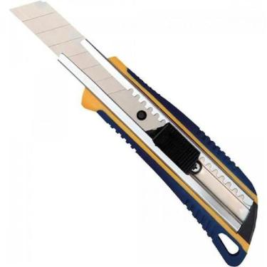 Imagem de Estilete Emborrachado 18mm Profissional Brasfort