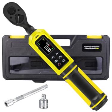 Imagem de ATsafepro Chave de Torque Digital de 1 a 60 Nm, com Campainha, LED e Vibração, 5 Unidades, para Motocicletas e Residências