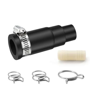 Imagem de QruiLanTu Adaptador universal de drenagem para lava-louças – Compatível com a maioria das máquinas de lavar louça, conector de eliminação de lixo da lava-louças, inclui 1 conector de entrada, 1