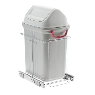 Imagem de Lixeira Deslizante De Armário 19 Litros Embutida Schmitt