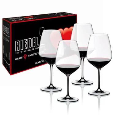 Imagem de 4 Taças Riedel Cristal Heart to Heart Cabernet Sauvignon 800
