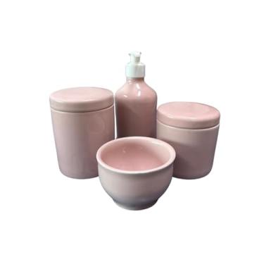 Imagem de Kit Higiene Bebê Porcelana Premium Azul e Rosa Menino/Menina (Rosa/Rosa)