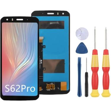 Imagem de SiuVorZhi Tela LCD compatível com tela sensível ao toque Cat S62 Pro, peças de reposição com ferramentas