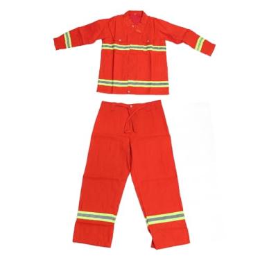Imagem de Terno de Segurança Retardador de Chamas Tipo 97, Vestuário Com Isolamento Térmico e Fita Reflexiva (XXXL)