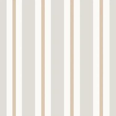 Imagem de Papel de Parede Vinílico Listra quadros cinza claro e marrom revoada 4