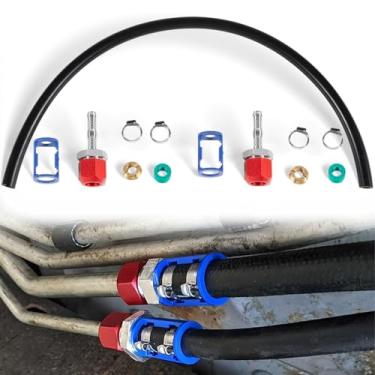 Imagem de Kit de acoplador de emenda de linha A/C 800-671 para linha de 9 mm com mangueira nº 6 - Kit de reparo de linha de ar condicionado CA de fácil instalação resistente