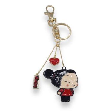 Imagem de Chaveiro Pucca PU0501, Dourado