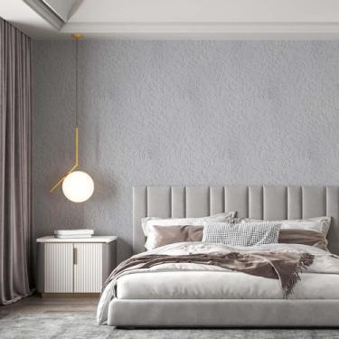 Imagem de Kit 9 Rolos Papel De Parede Adesivo Floral Estilo Gesso 3,0M - Gh Pape