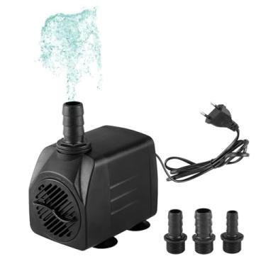 Imagem de Bomba Submersa para Aquário, Bomba de Agua Pequena Fontes e Bebedouros Pet 1600L/h (110V)