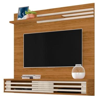 Imagem de Estante Home Theater Suspenso Frizz Sublime Naturale Off White - Madetec