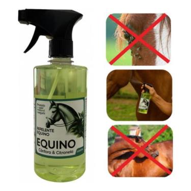 Imagem de Spray Repelente Citronela & Cânfora  Cavalo Equino 500ml - NoBrand
