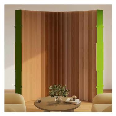 Imagem de Biombos e Divisórias Divisória De Ambiente De Papel Dobrável Moderna, Painel De Privacidade De Parede Portátil Retrátil, Divisórias De Papel Flexíveis Autônomas Para Escritório Doméstico Comercial(Bro
