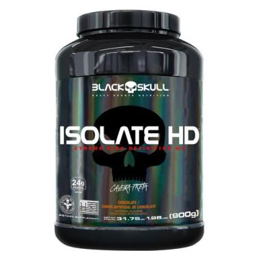 Imagem de Isolate hd 900g - CAVEIRA PRETA, N/A, CHOCOLATE, N/A, Proteína Isolada