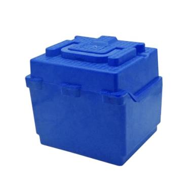 Imagem de RNXRZANK Solução de Armazenamento de Bateria para Ferramentas Elétricas, Suporte para Bateria de Triciclo, Azul