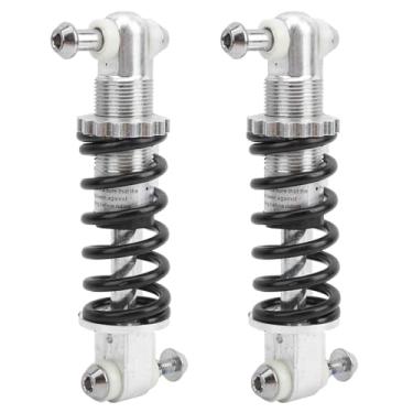 Imagem de 2 peças de amortecedores de motocicleta, amortecedor traseiro de 150 mm × 300, amortecedores de suspensão a ar, amortecedores de mola de bobina de 2000 kg, adequados para motocicletas, mountain bikes