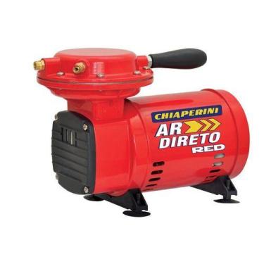 Imagem de Compressor De Ar Mini Elétrico Portátil Chiaperini Ar Direto Red Monof
